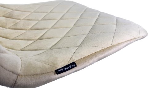 Krzesło tapicerowane SORANO VELVET CREAM II GATUNEK