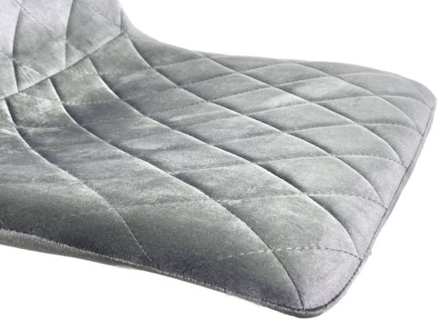 Krzesło tapicerowane SORANO VELVET DARK GREY II GATUNEK