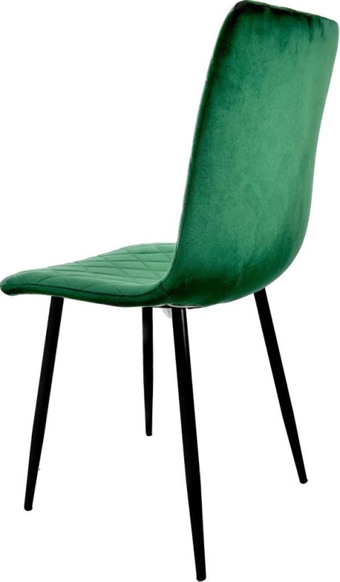 Krzesło tapicerowane SORANO VELVET GREEN