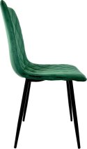 Krzesło tapicerowane SORANO VELVET GREEN