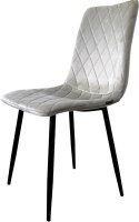 Krzesło tapicerowane SORANO VELVET LIGHT GREY II GATUNEK