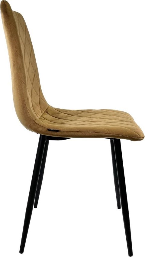 Krzesło tapicerowane SORANO VELVET TRUFLE