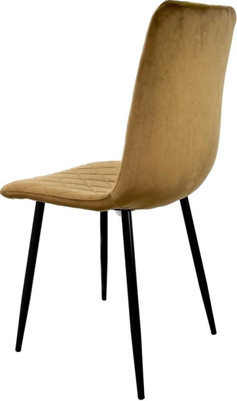 Krzesło tapicerowane SORANO VELVET TRUFLE