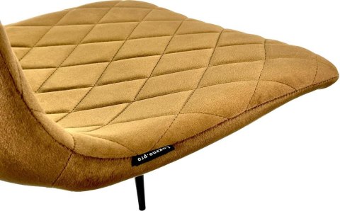 Krzesło tapicerowane SORANO VELVET TRUFLE