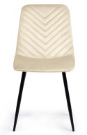 Krzesło tapicerowane TRIO VELVET BEIGE