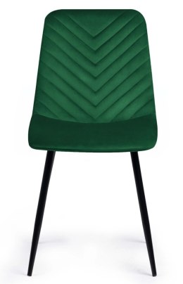 Krzesło tapicerowane TRIO VELVET GREEN