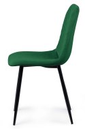 Krzesło tapicerowane TRIO VELVET GREEN