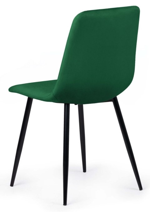 Krzesło tapicerowane TRIO VELVET GREEN
