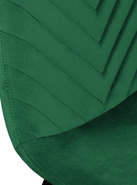 Krzesło tapicerowane TRIO VELVET GREEN