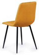 Krzesło tapicerowane TRIO VELVET HONEY