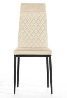 Krzesło tapicerowane VALVA CARO VELVET BEIGE