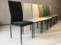 Krzesło tapicerowane VALVA DUO BLACK VELVET