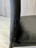 Krzesło tapicerowane VALVA DUO BLACK VELVET