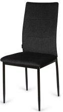 Krzesło tapicerowane VALVA DUO FABRIC BLACK