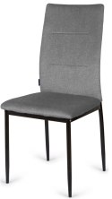 Krzesło tapicerowane VALVA DUO FABRIC GREY