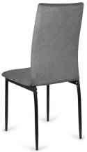 Krzesło tapicerowane VALVA DUO FABRIC GREY