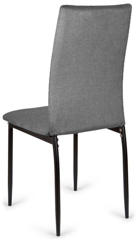 Krzesło tapicerowane VALVA DUO FABRIC GREY