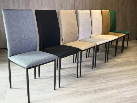 Krzesło tapicerowane VALVA DUO FABRIC GREY