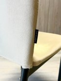 Krzesło tapicerowane VALVA DUO VELVET BEIGE