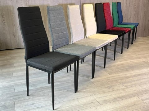 Krzesło tapicerowane VALVA LINE FABRIC BLACK