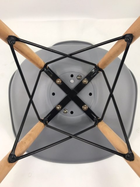 Krzesło TOSCANA BIANCO - GREY PU