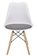 Krzesło TOSCANA BIANCO - Grey Fabric II