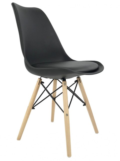 Krzesło TOSCANA BLACK PU