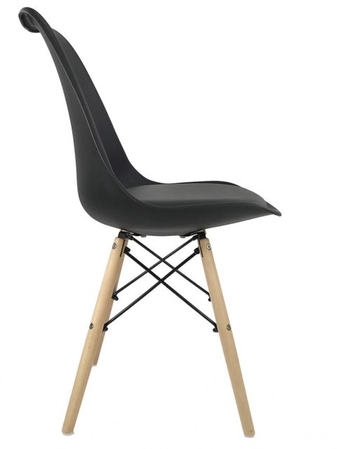 Krzesło TOSCANA BLACK PU