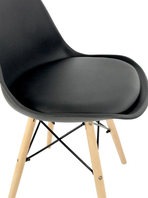 Krzesło TOSCANA BLACK PU