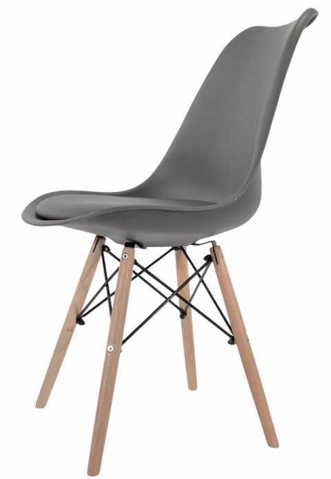 Krzesło TOSCANA DARK GREY PU