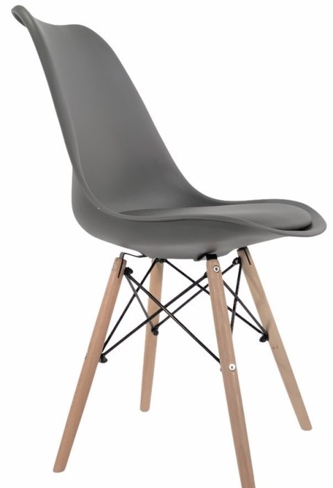 Krzesło TOSCANA DARK GREY PU