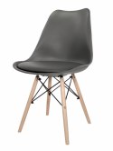 Krzesło TOSCANA DARK GREY PU