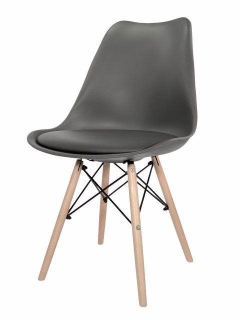 Krzesło TOSCANA DARK GREY PU