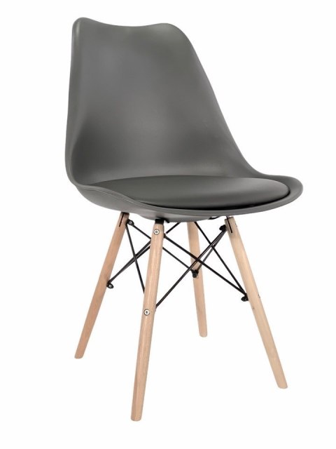 Krzesło TOSCANA DARK GREY PU