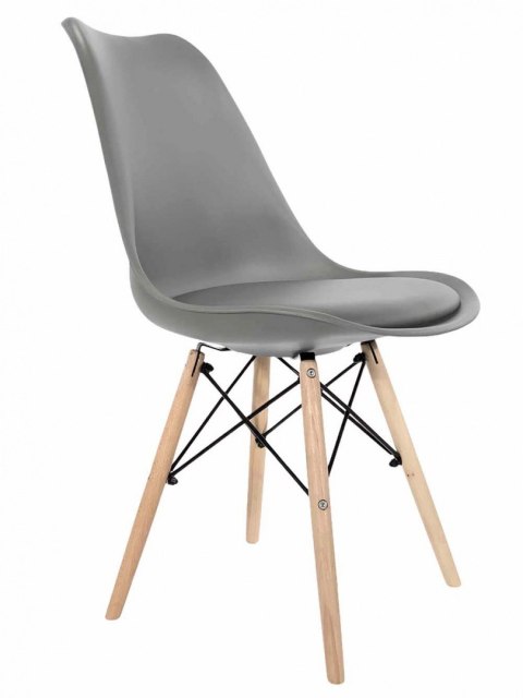 Krzesło TOSCANA LIGHT GREY PU