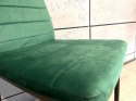 Krzesło tapicerowane VALVA LINE VELVET GREEN
