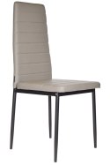 Krzesło tapicerowane VALVA PU GREY II GATUNEK