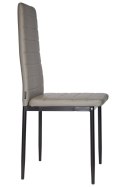 Krzesło tapicerowane VALVA PU GREY II GATUNEK