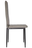 Krzesło tapicerowane VALVA PU GREY