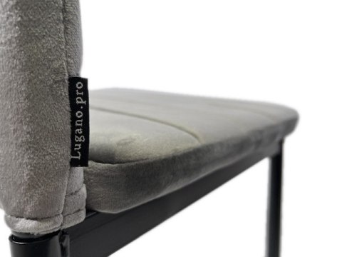 Krzesło tapicerowane VALVA PU GREY