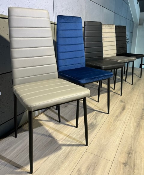 Krzesło tapicerowane VALVA PU GREY