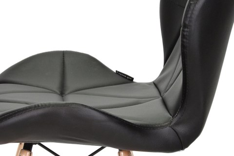 Krzesło tapicerowane VASTO BLACK PU - II GATUNEK