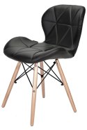 Krzesło tapicerowane VASTO BLACK PU - II GATUNEK