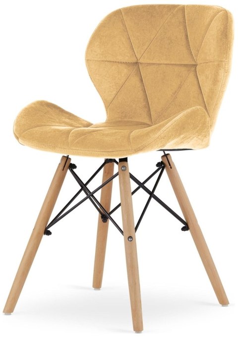 Krzesło tapicerowane VASTO CREAM VELVET