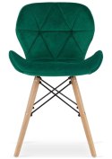 Krzesło tapicerowane VASTO GREEN VELVET