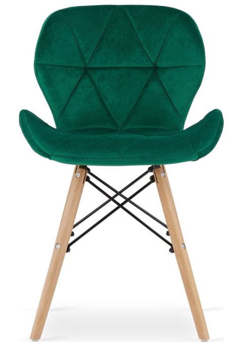 Krzesło tapicerowane VASTO GREEN VELVET
