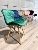 Krzesło tapicerowane VASTO GREEN VELVET