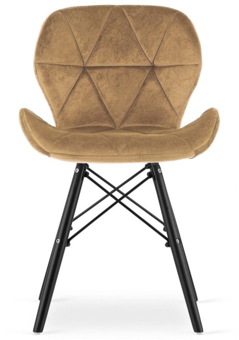 Krzesło tapicerowane VASTO SAND VELVET SMOKE