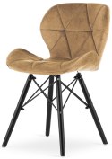 Krzesło tapicerowane VASTO SAND VELVET SMOKE