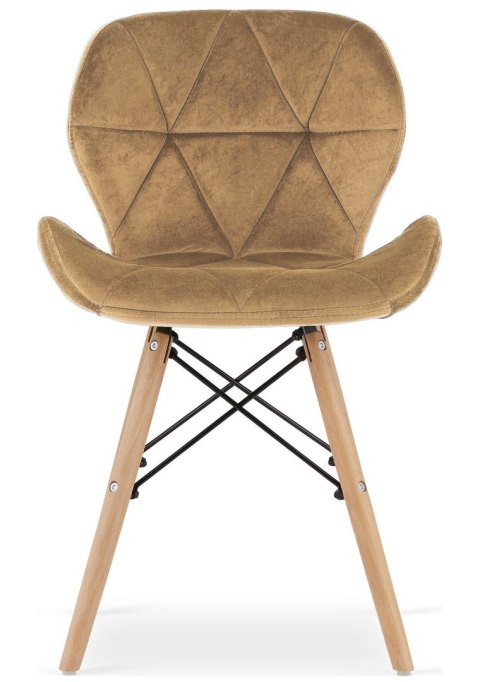 Krzesło tapicerowane VASTO SAND VELVET